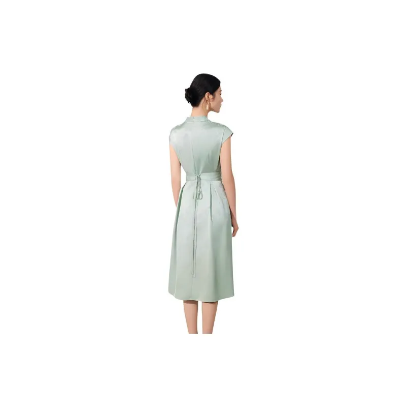 BBLLUUEE Sleeveless Dress Women's Ice Green-1