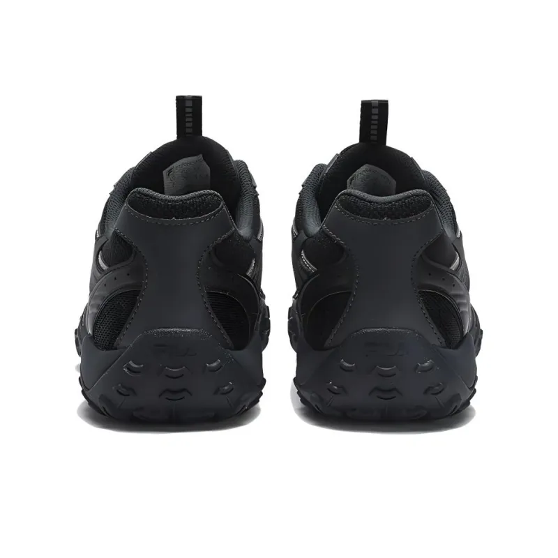 FILA PEBBLE Cushioned Slip Resistant Low Top Running Shoes Women's Black-3
