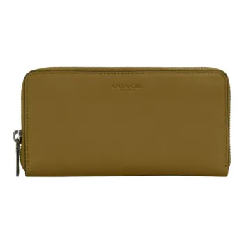 COACH Sports Calfskin Wallet Small Size Men's Bronze Stacked Lemon