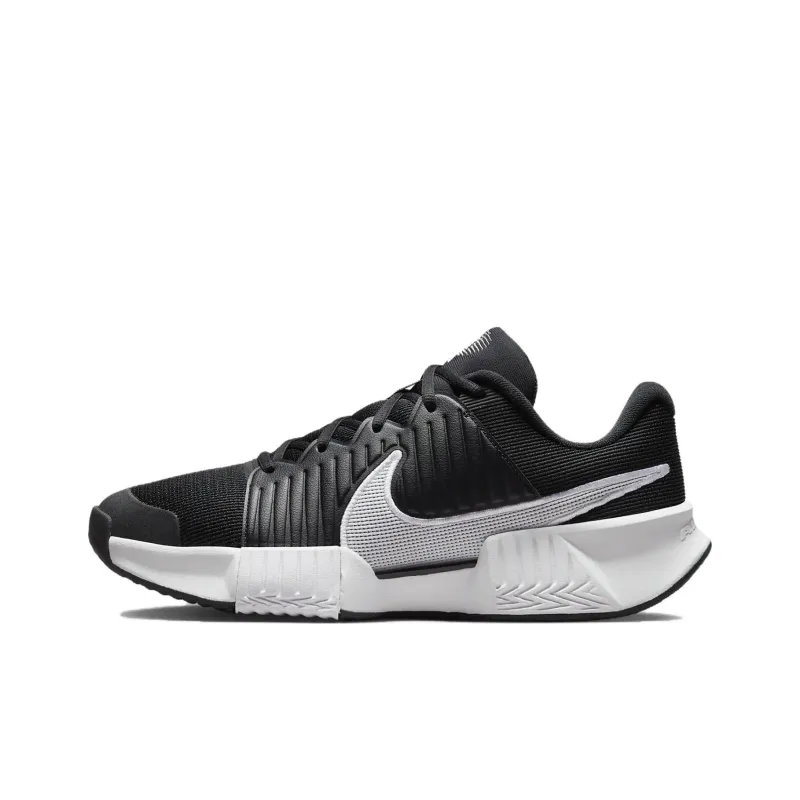 Nike Air Zoom GP Anti Slip Wear Resistant Low Top Tennis Shoes Men's Black White-0