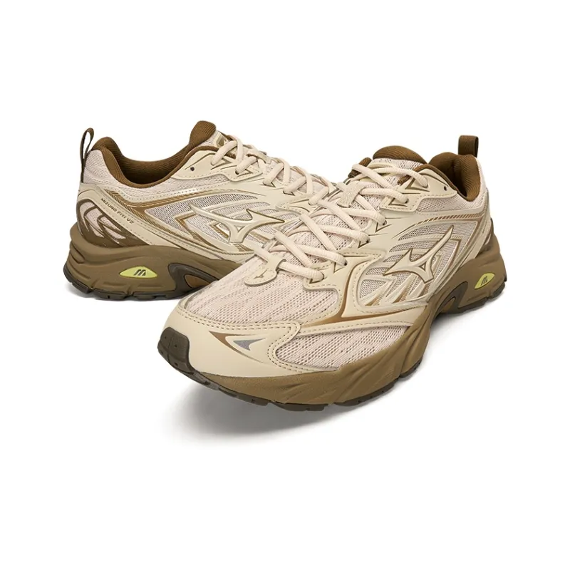 Mizuno FIYI V2 Cushioning Anti Slip And Wear Resistant Low Top Sports Running Shoes Unisex Yellow Mud-3