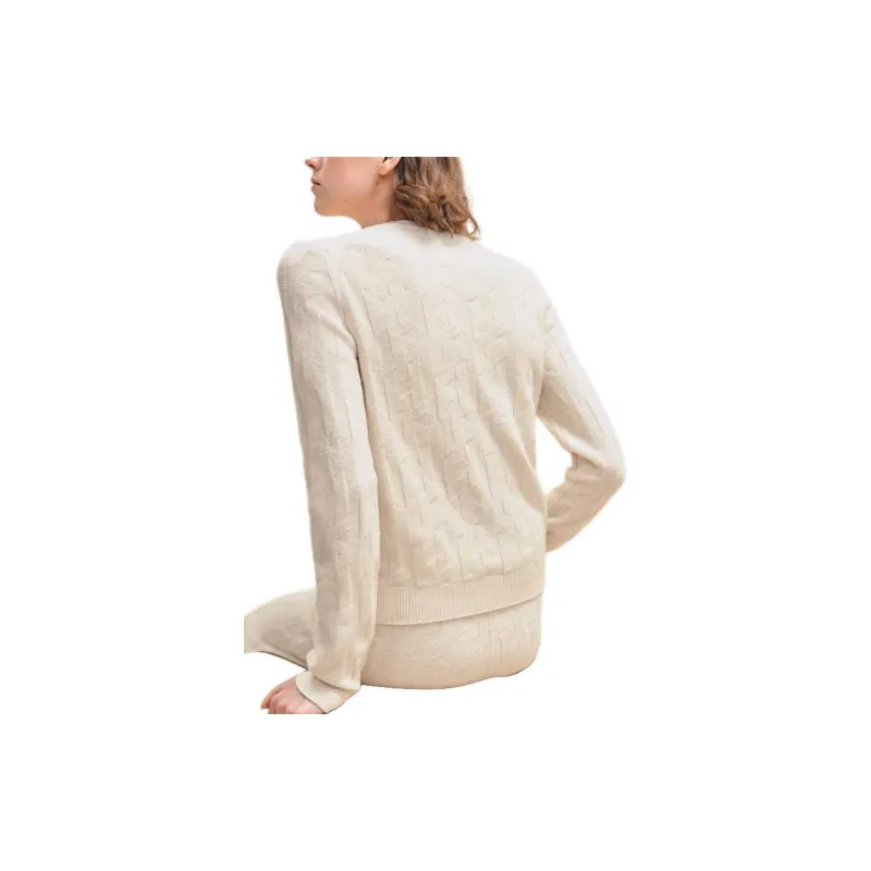 HERMES FW24 Sweater Women's White-1