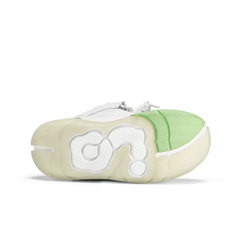CN Skate Skateboard Shoes Unisex Low Top Avocado Green-4