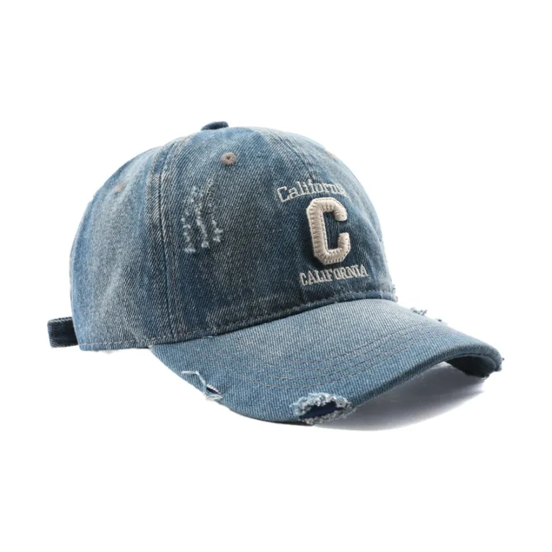 Yamaichi Maru Denim Baseball Caps Unisex-3