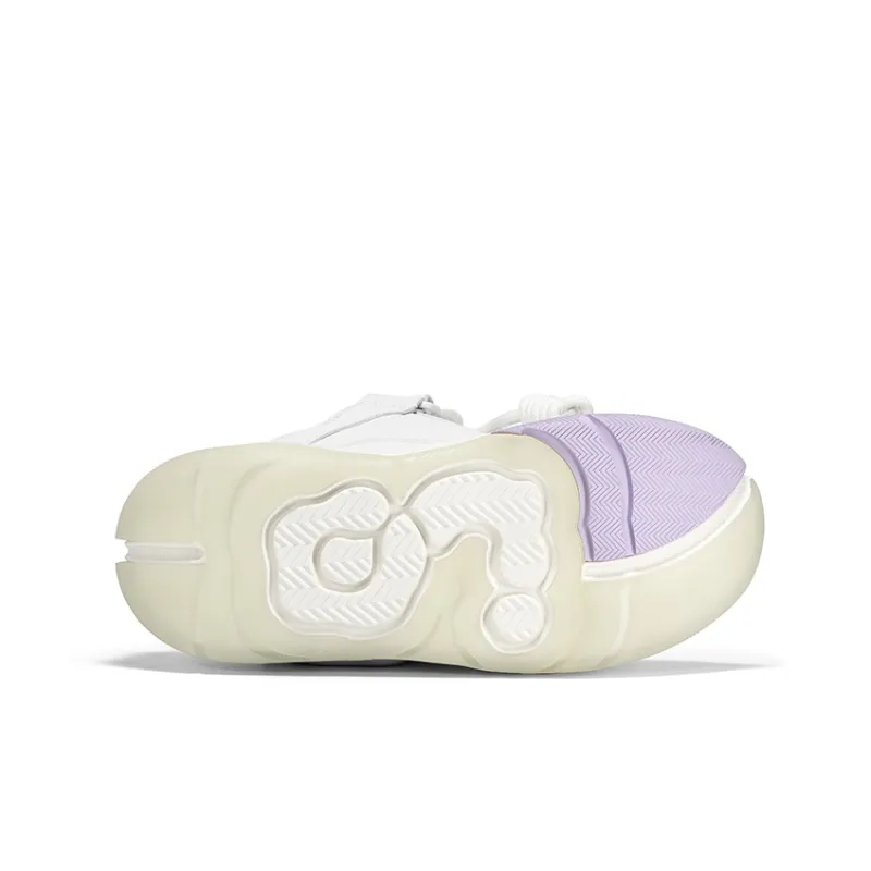 CN Skate Panda Violet Abrasion Resistant Breathable Low Top Skateboard Shoes Unisex Purple & White-4