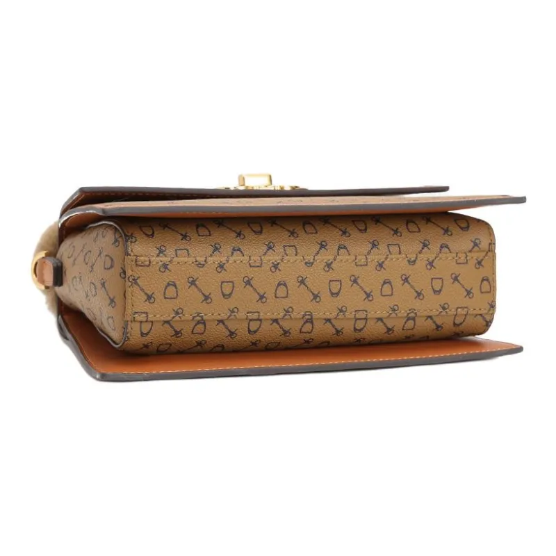 Why Artificial Leather Handbag, Shoulder Bag, Crossbody Bag Small Size Women's Coffee & Caramel/Coffee & Milk Tea-7