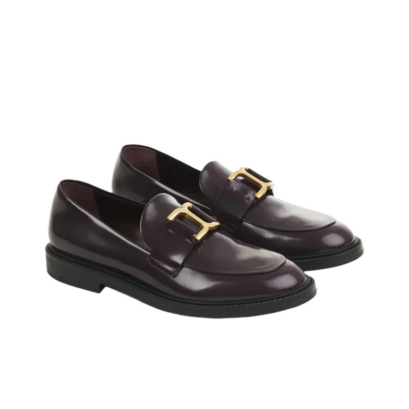 Chloe Marcie Loafers Women's Dark Red-2