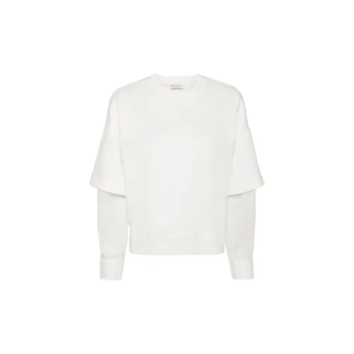 Brunello Cucinelli Sweatshirts Women's White