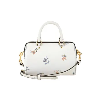 COACH Rowan Leather Crossbody Bags Shoulder Bags Handbags Mini Women's White