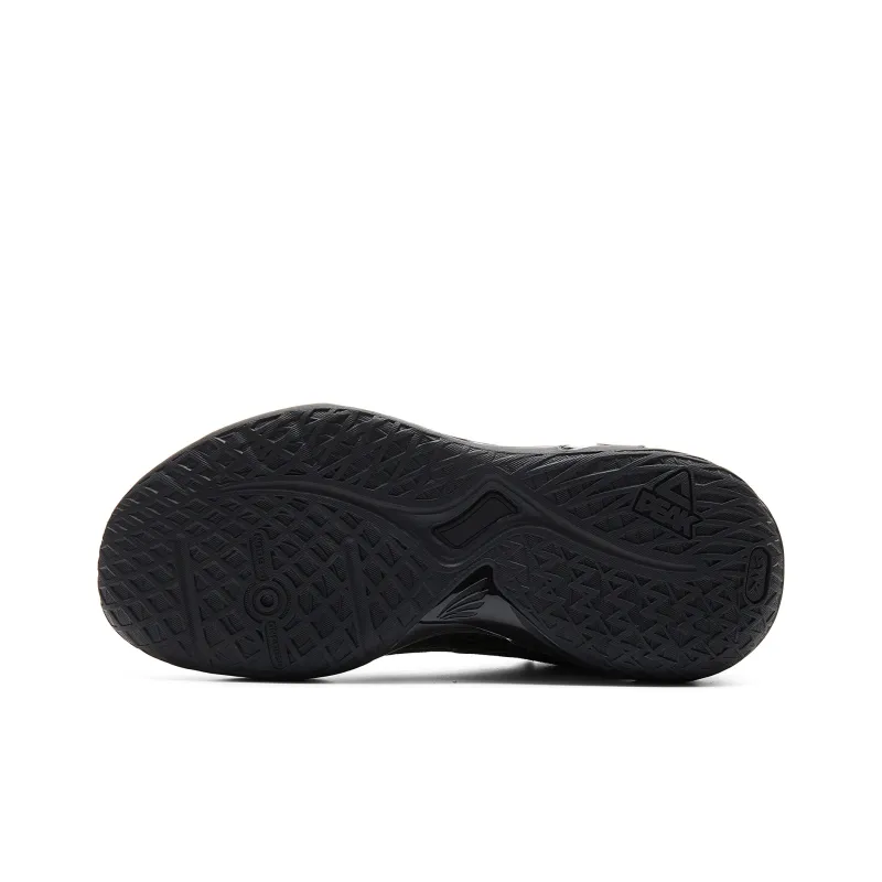 PEAK Cushioned Anti Slip Wear Resistant And Water Resistant High Top Basketball Shoes Men's Black-5