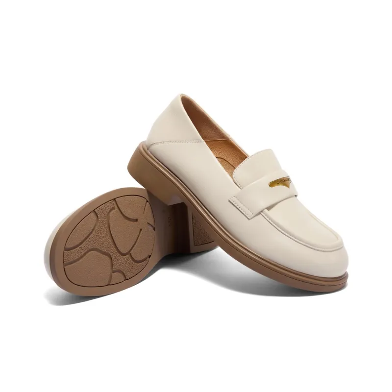 BELLE Loafers Women's Black/Beige-4