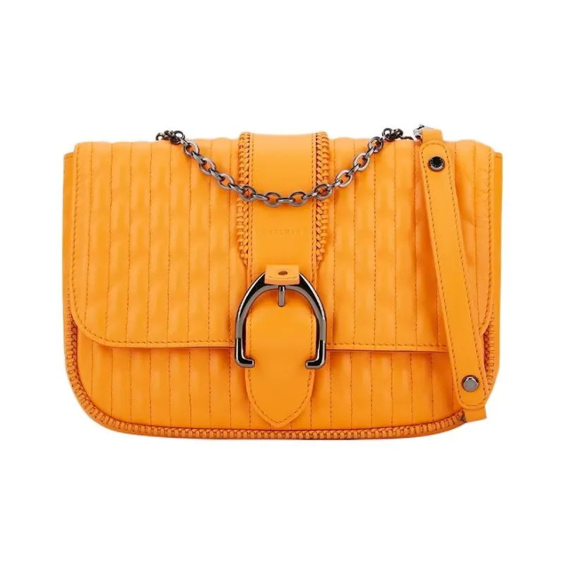 LONGCHAMP Amazone Sheepskin Crossbody Bag Shoulder Bag Women's Orange-0