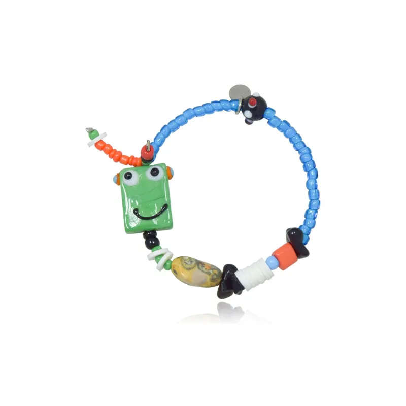 AWE Seed Beads Pearl Dopamine Dressing Stylish Cartoon Beaded Bracelet With Gift Unisex-11