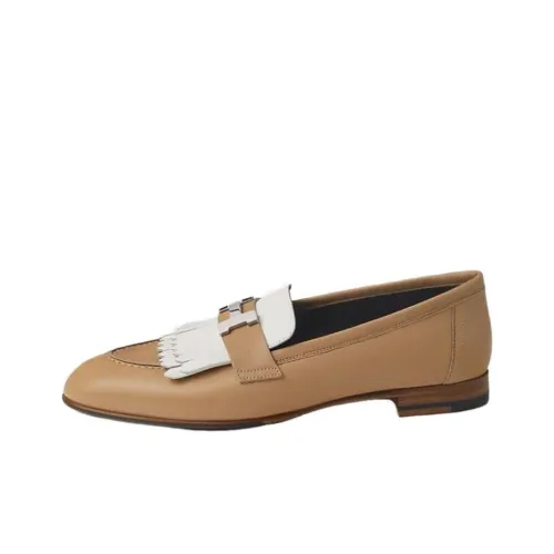 HERMES Royal Loafers Women's Brown