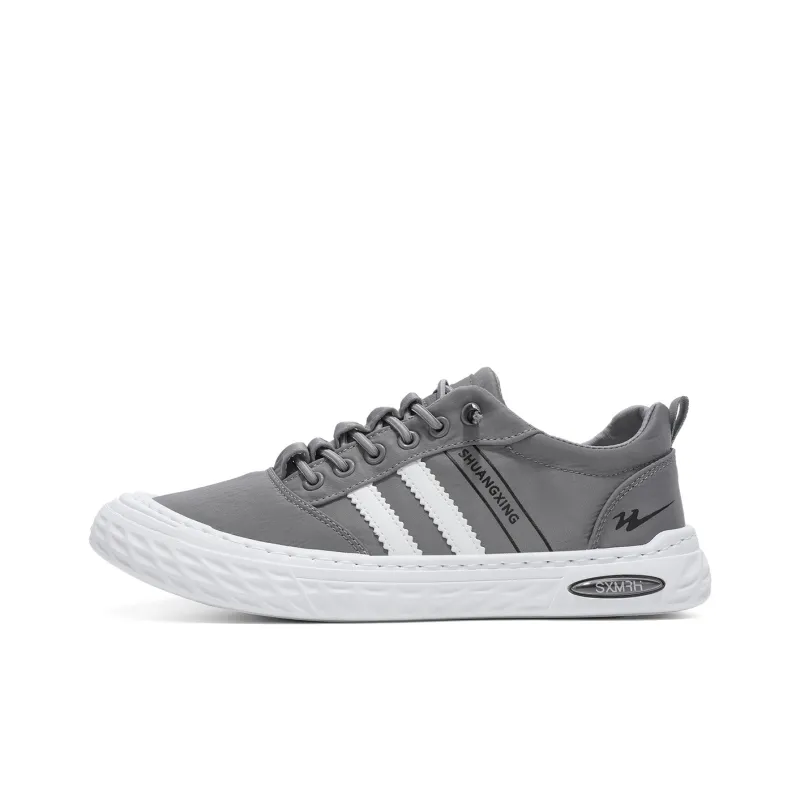 Binary Skateboard Shoes Men Low Top Black-0