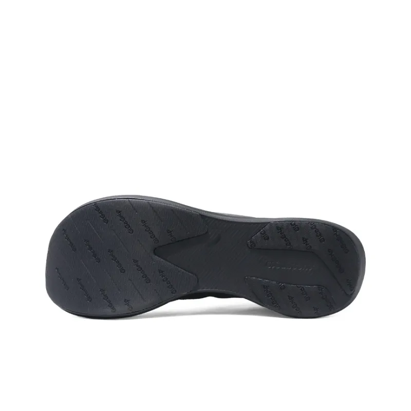 AVOCCO Cushioning Breathable Coverage Low Top Running Shoes Unisex Burning Black-3