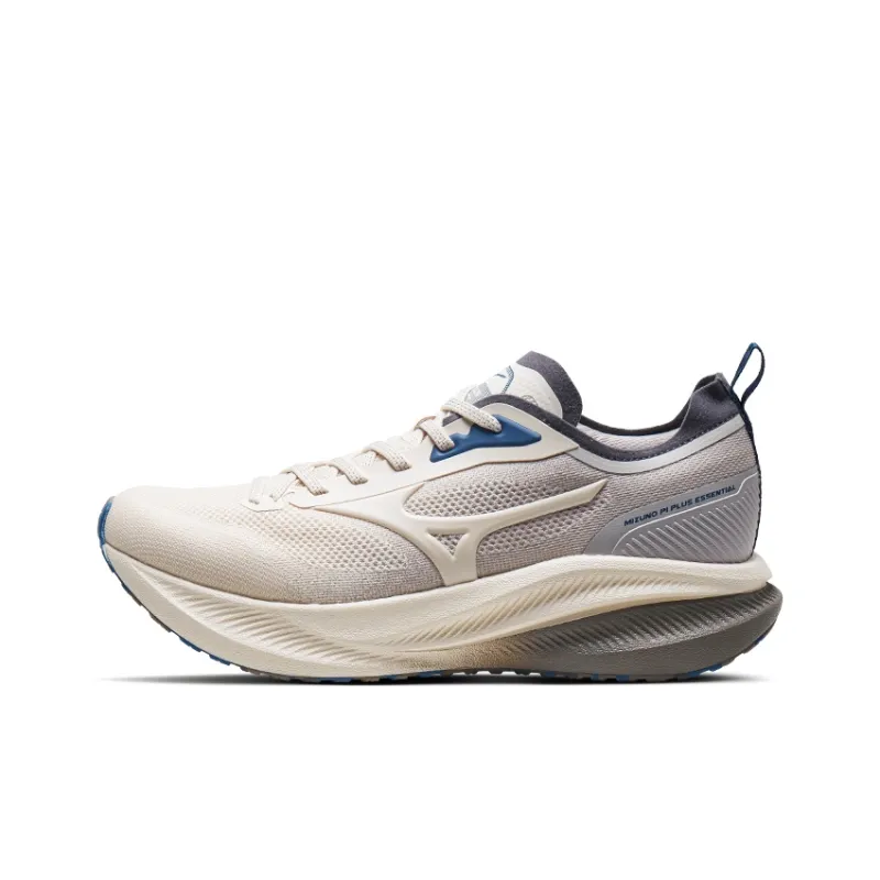 Mizuno Anti Slip Wear Resistant Supportive Breathable Low Top Running Shoes Unisex Beige Gray-0