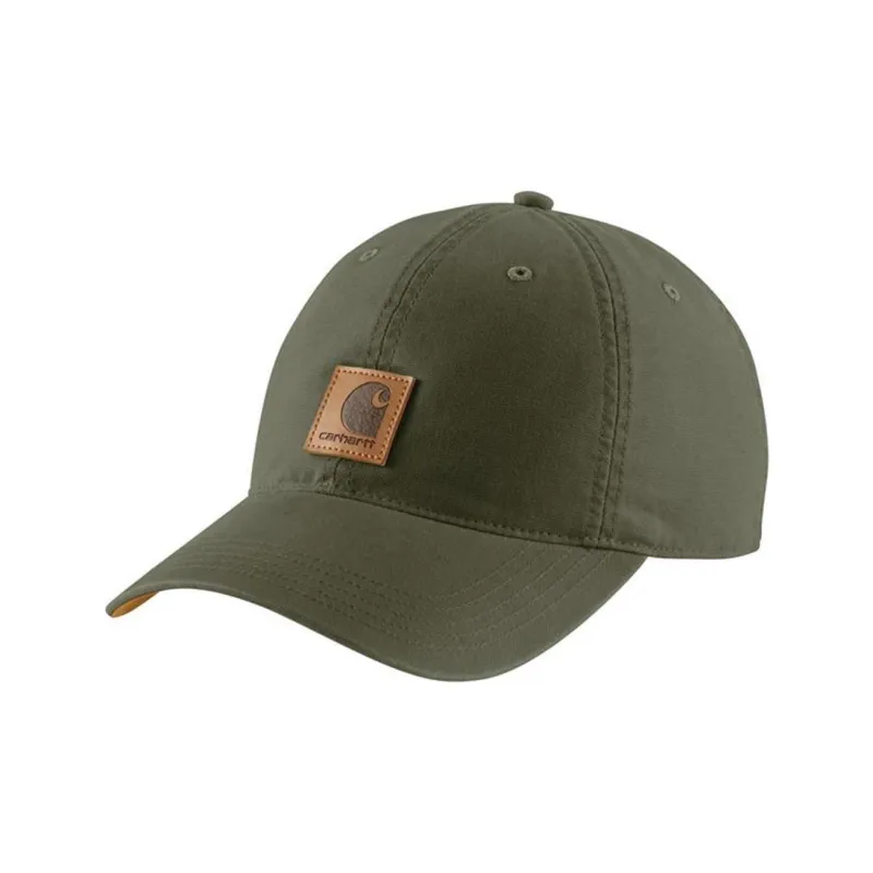 Carhartt Cotton Baseball Caps Unisex Dark Green-0