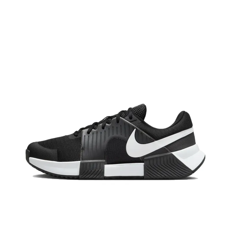 Nike Air Zoom GP Anti Slip Wear Resistant Low Top Tennis Shoes Unisex Black White-0