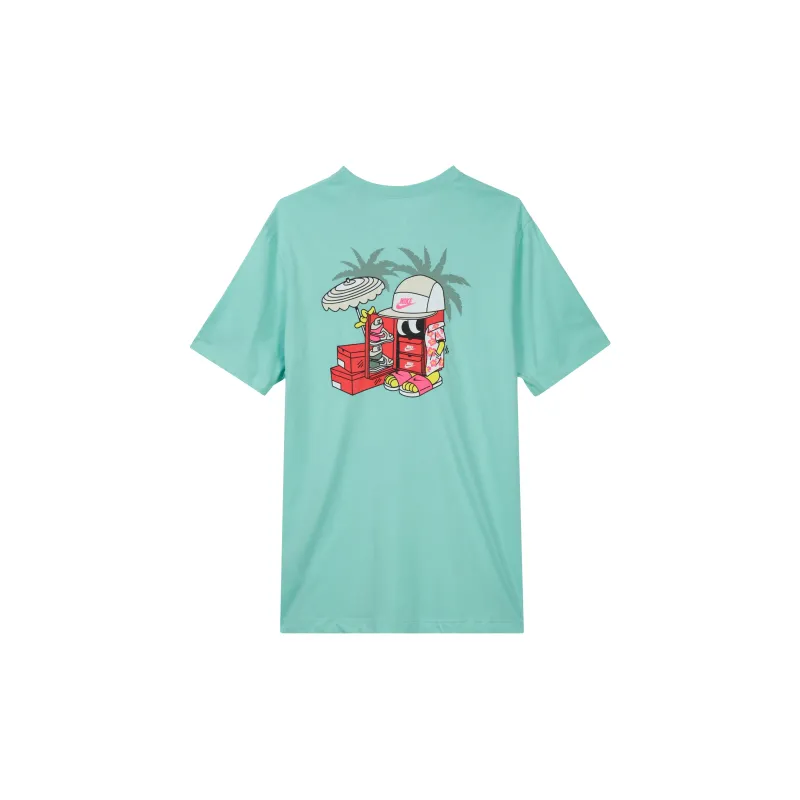 Nike T Shirts Men Green-1