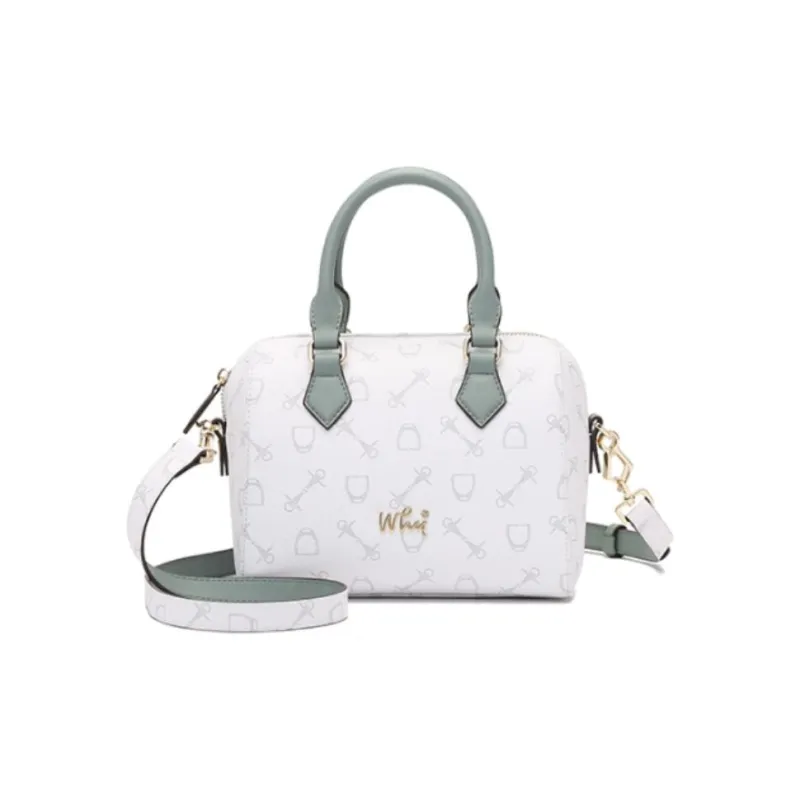 Why Artificial Leather Shoulder Bag, Crossbody Bag, Handbag Medium Size Women's Coffee/Milk Tea/Milk White/Blue-17
