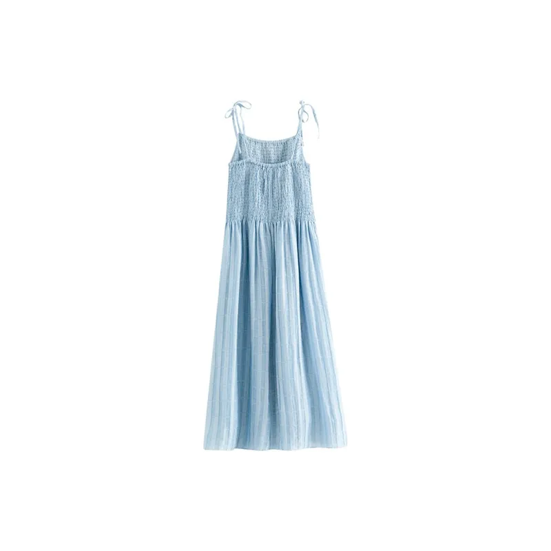 HDFULERN Slip Dresses Women's Aqua Blue-1