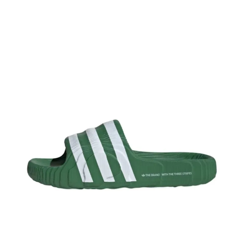 Adilette 22 Adidas Originals Slides 'Preloved Green White'-0