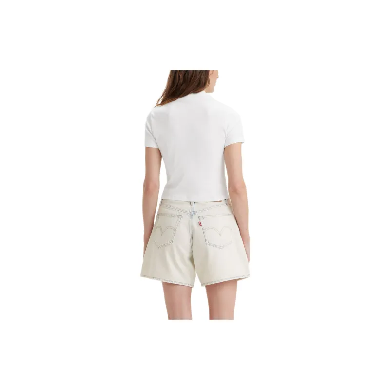 Levis T-Shirts Women's White-1
