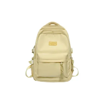 KAMLUI Composite Cloth Backpack Women's White/Black/Blue/Green/Yellow