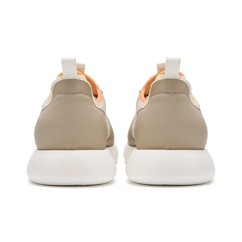 RARE Casual Shoes Men Low Top Khaki-4