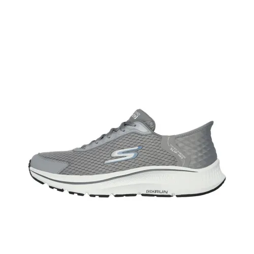 Skechers Go Run Consistent Anti Slip Wear Resistant Low Top Casual Running Shoes Men's Gray