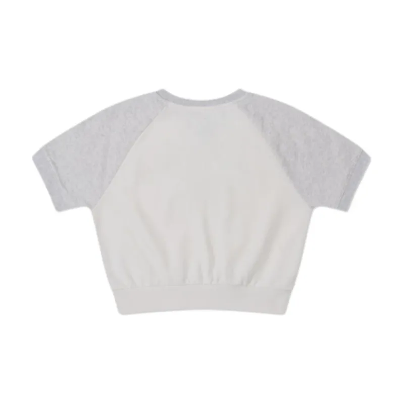 Converse RETRO CHUCK FASHION T-Shirts Women's Gray-1