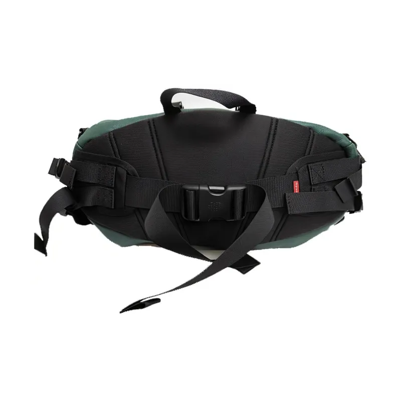 Supreme The North Face Collaboration Leather Sling Bag, Crossbody Bag, Fanny Pack Regular Unisex Dark Green-1