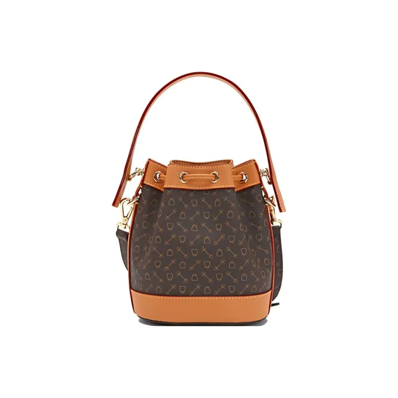 Why Artificial Leather Crossbody One Shoulder Handbag Small Size Women's Coffee/Apricot & Pink/Milk Tea-9