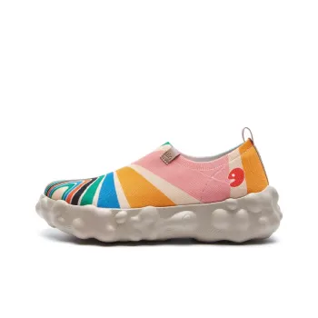 U.IN Painted Travel Shoes Toledo 6 Visual Psychedelic Collection Low-Top Casual Shoes Women's