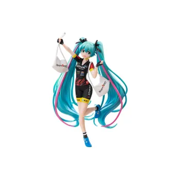 BANPRESTO Hatsune Miku Racing Version Espresto Est Print And Hair Racing Miku 2019 Teamukyo Figure Blue
