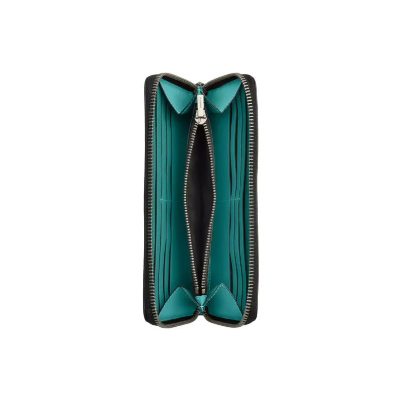 COACH Sports Calfskin Wallet Small Size Men's Turquoise-1