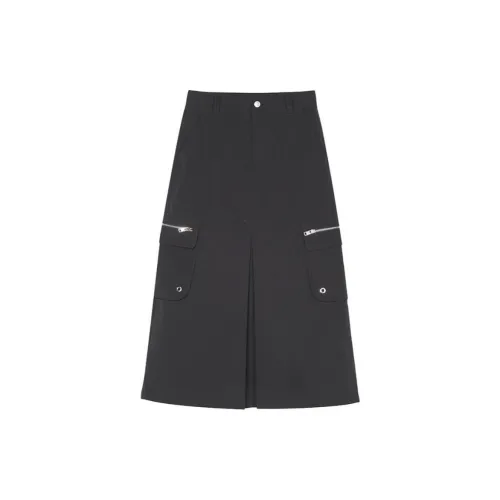 UNIDES-X UX Casual Long Skirts Women's Black