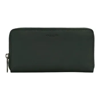 COACH Accordion Wallet Sports Calfskin Wallet Small Size Men's Amazon Green