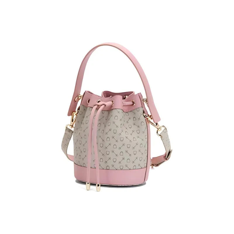 Why Artificial Leather Crossbody One Shoulder Handbag Small Size Women's Coffee/Apricot & Pink/Milk Tea-15