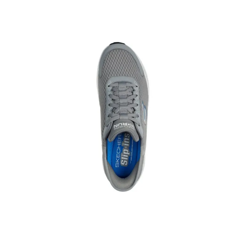 Skechers Go Run Consistent Anti Slip Wear Resistant Low Top Casual Running Shoes Men's Gray-3