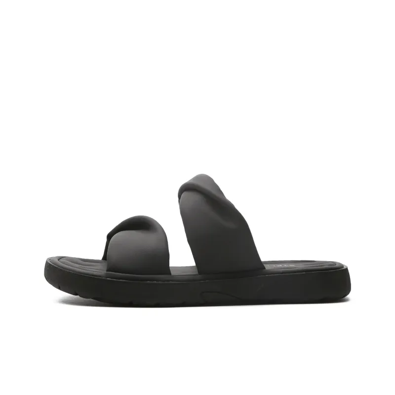 STELLA WEISZ Rubber Sole Cut-Out Slip-Resistant Abrasion-Resistant Slide Slippers Women's-0