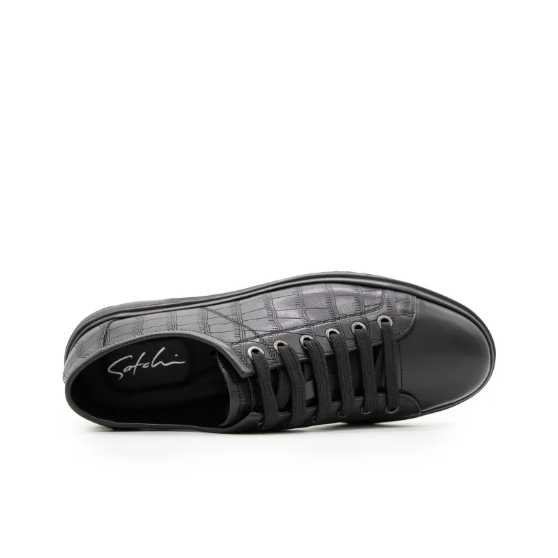 Satchi Skateboard Shoes Casual Shoes Men's Black-3