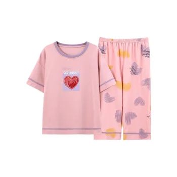 The Story Of The Flower Season Pajama Set Women's Light Pink