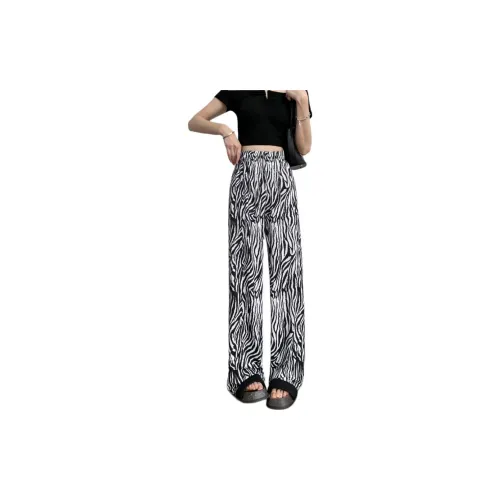 PZGE Casual Pants Women's Zebra Print