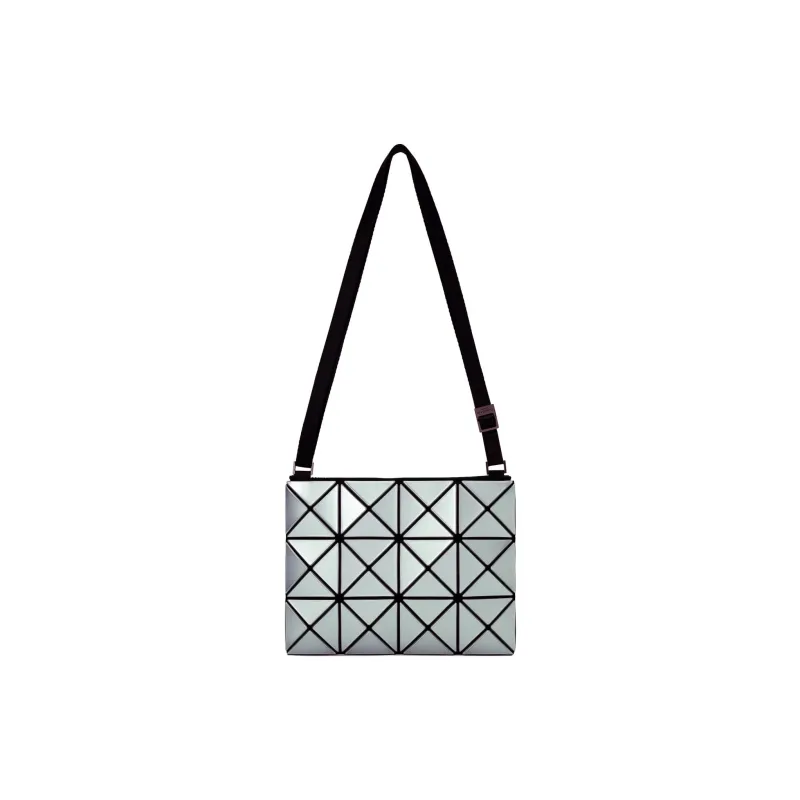 ISSEY MIYAKE Polyvinyl Chloride Resin With Polyester Shoulder Bag Crossbody Bag Women's Light Blue-1