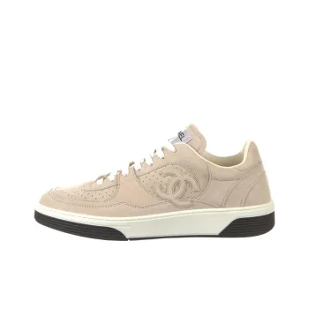 CHANEL Low Top Skateboard Shoes Women's Brown