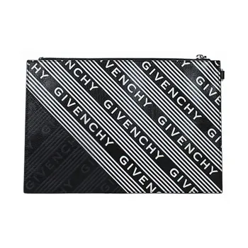 GIVENCHY Leather Clutch Men's Black