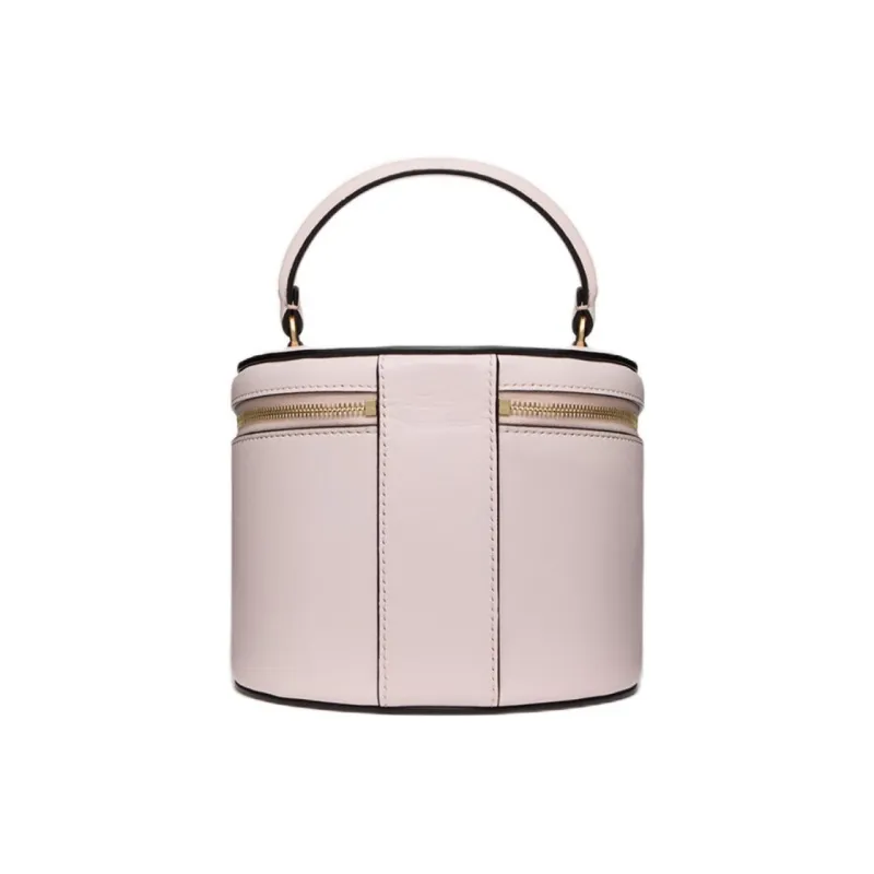 Valentino Calfskin Makeup Bag Mini Women's Light Purple-1