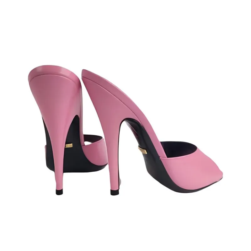 GUCCI Slide Slippers Women's Pink-6